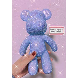 Tượng bearbrick đính đá (tự đính siêu hot)