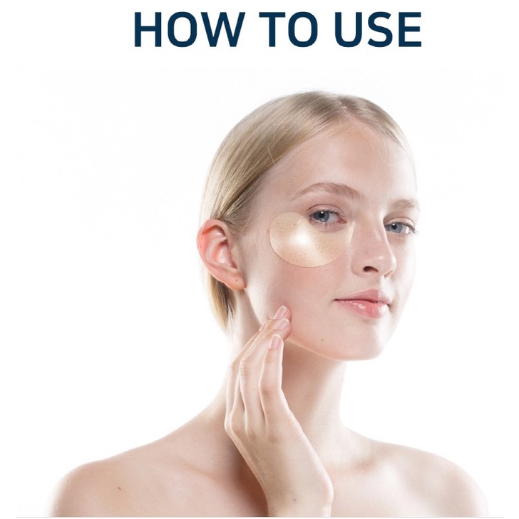 Set 60 Miếng Dán Mắt Tinh Chất Vàng Hydrogel Hàn Quốc