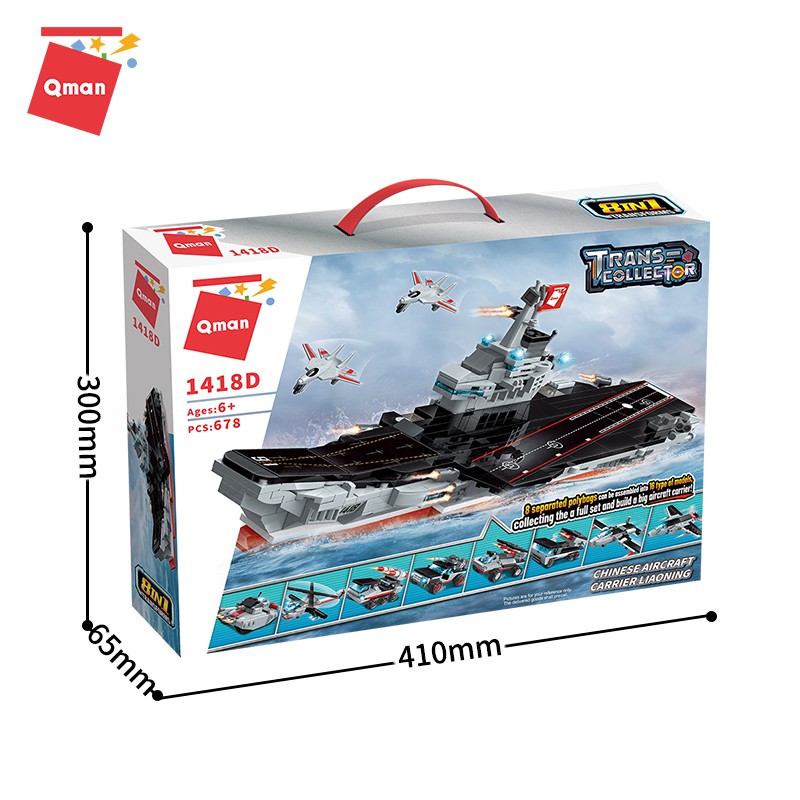 Đồ chơi Lego Qman 1418 - Tàu sân bay Liaoning