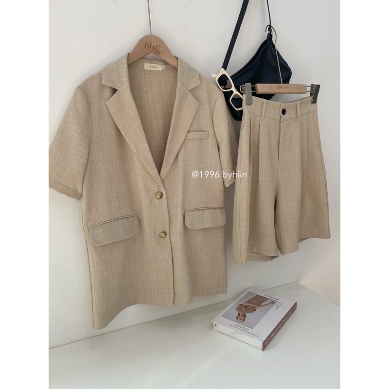 Set blazer lửng thiết kế | BigBuy360 - bigbuy360.vn