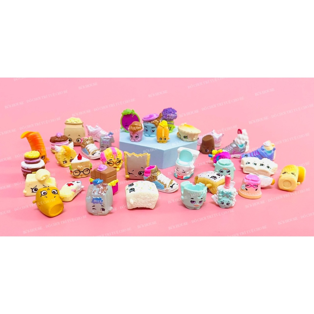 Đồ chơi Shopkins đáng yêu, mô phỏng đồ ăn vật dụng gia đình