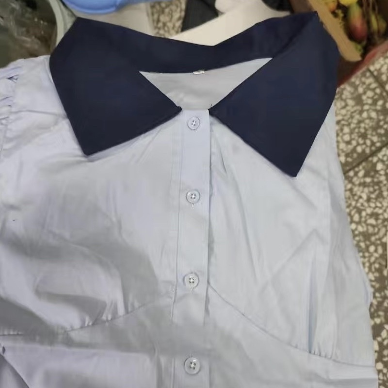 Áo sơ mi nữ dáng crotop đơn giản, nhẹ nhàng màu xinh | BigBuy360 - bigbuy360.vn