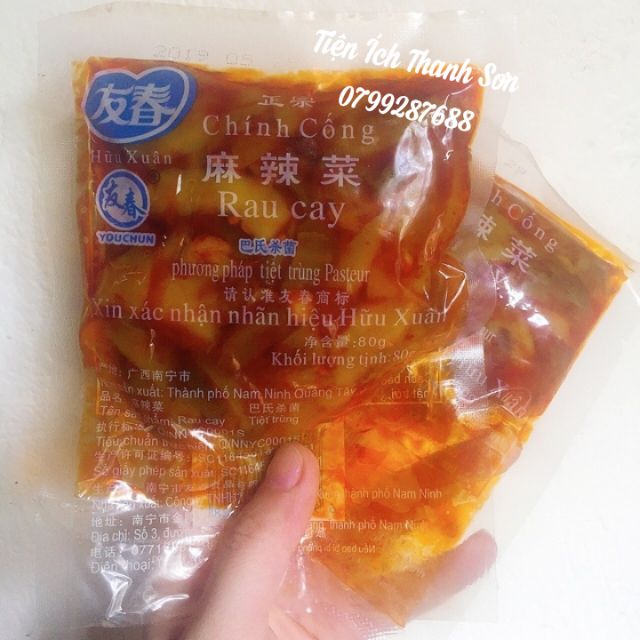 GÓI CỦ CẢI CAY YOUCHUN