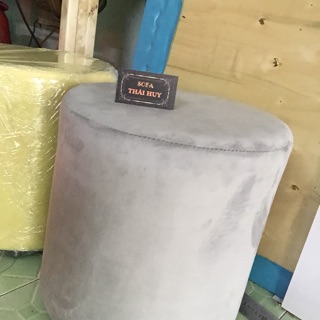 Đôn tròn chất liệu vải