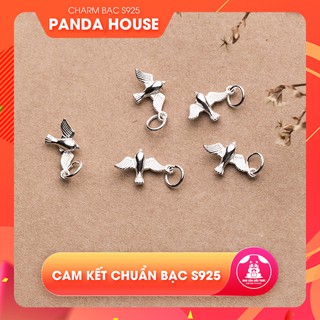 Charm bạc s925 hình chim én size 3.5x9x15mm - panda house