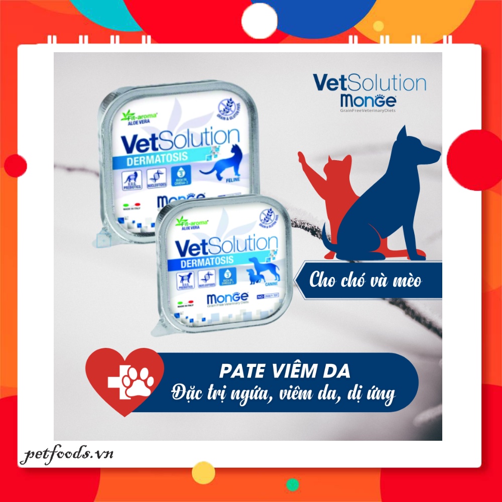 Pate cho mèo MONGE VETSOLUTION CAT 100g