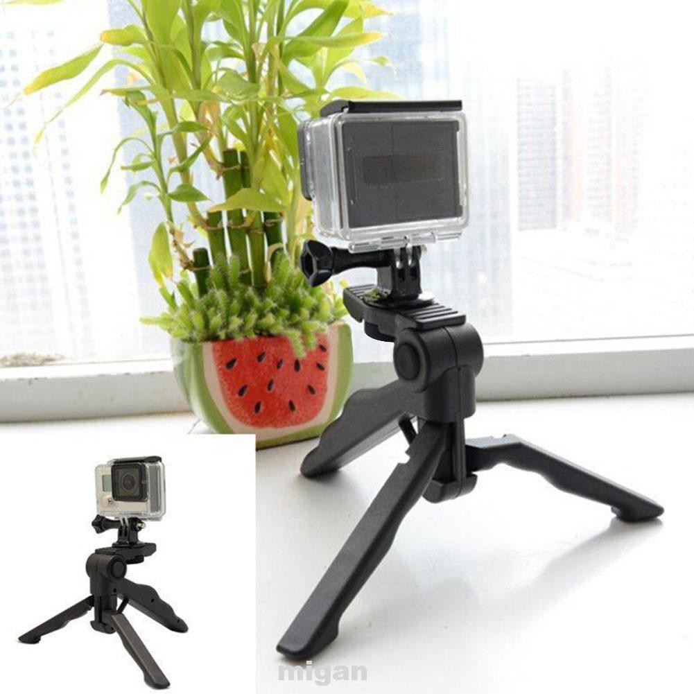 Giá đỡ ba chân gắn máy ảnh để bàn có tay cầm có thể điều chỉnh được dễ lắp đặt thiết thực cho studio