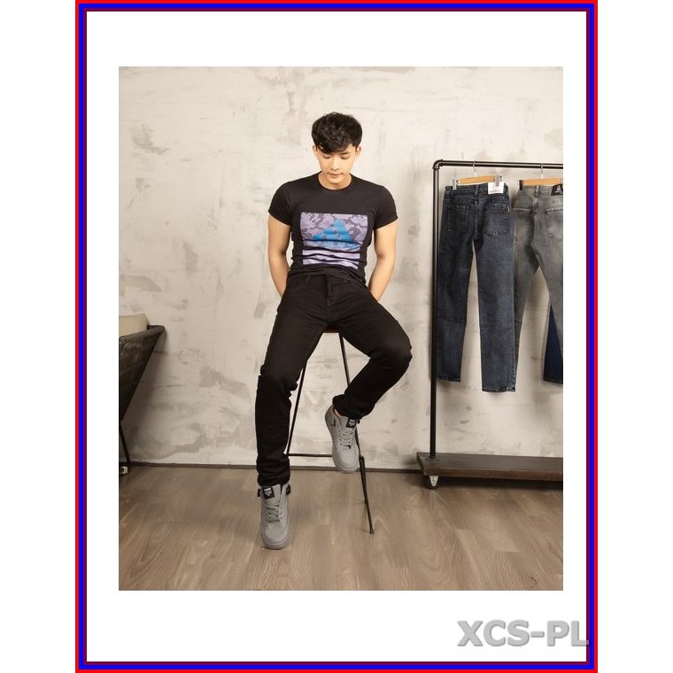 Quần jean nam cao cấp ĐEN TRƠN siêu đẹp không xù lông, không ra màu, chất giãn tốt đenTRƠN.325