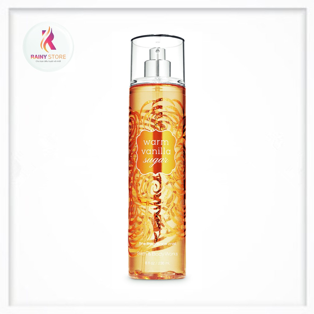Xịt thơm toàn thân Bath & Body Works Warm Vanilla Sugar 236ml