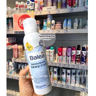 Xịt khử mùi Balea deodorant cho da nhạy cảm