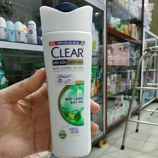DẦU GỘI CLEAR BẠC HÀ SẠCH GÀU 170GR
