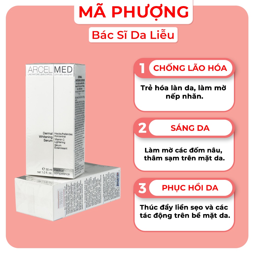 [CHÍNH HÃNG] Tinh Chất Trẻ Hóa JEAN D’ARCEL DERMAL WHITENING SERUM Dưỡng Trắng, Mờ Nám Da