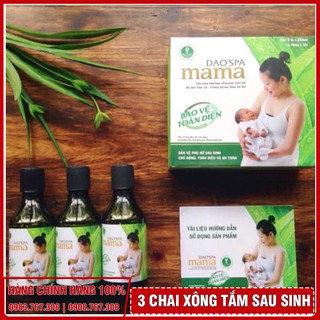 Nước xông tắm sau sinh Daospa Mama (3 chai)