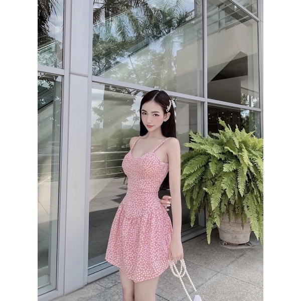 Đầm hoạ tiết baby love yoona