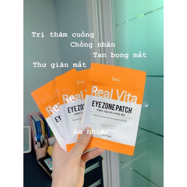 MẶT NẠ MẮT REAL VITA 100k/3 gói