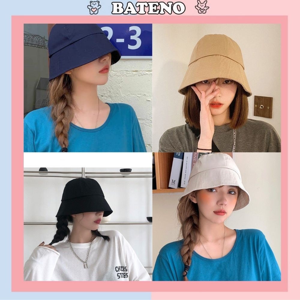 Nón bucket nam nữ trơn MD02