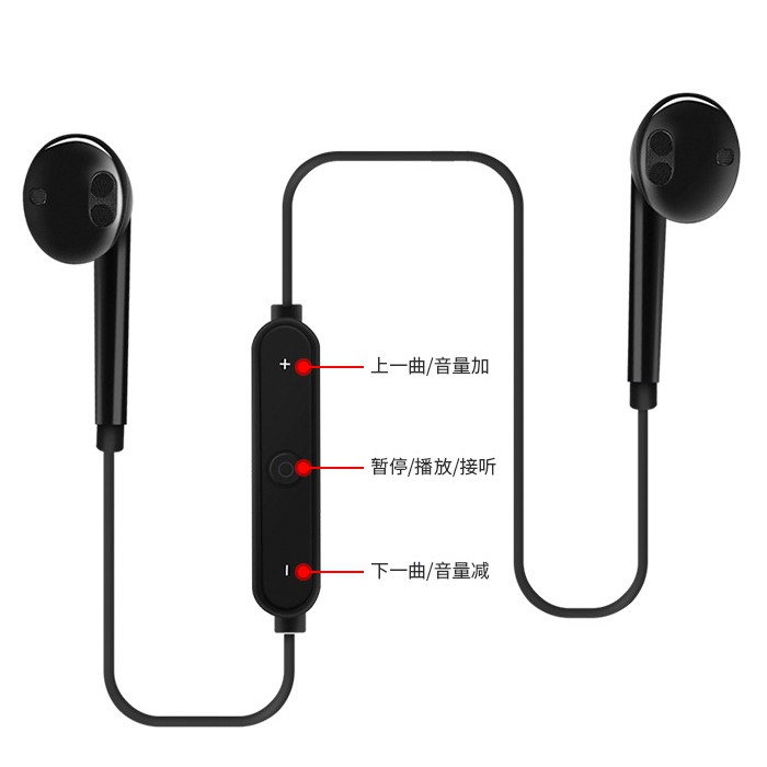 Tai nghe không dây HOCO Bluetooth phong cách thể thao dành cho Iphone Xiaomi Samsung Huawei