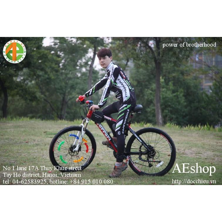 bộ quần áo đạp xe bộ quần áo đi xe đạp thu đông dài tay Cannondale