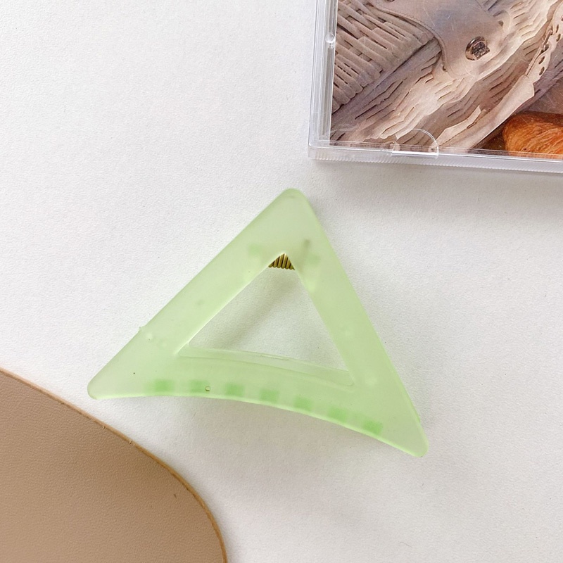 Kẹp tóc hình tam giác thiết kế đơn giản thanh lịch cho nữ