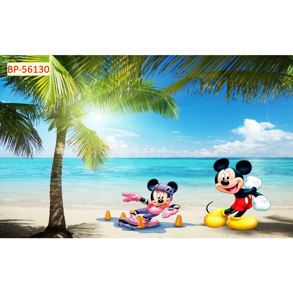 Tranh Dán Tường 3D Phòng Trẻ Em Hình CHUỘT MICKEY DISNEY KHÔNG ...