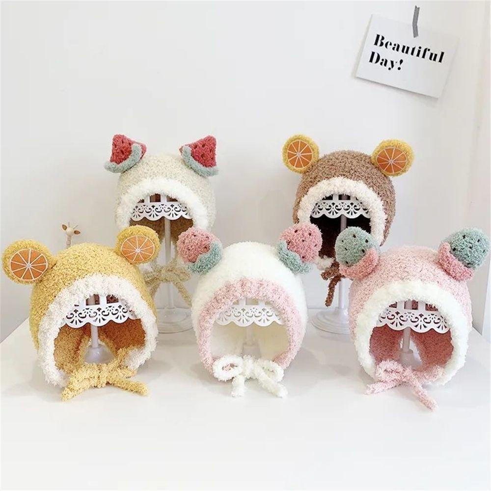 NIUYOU Mũ Dệt Kim Bảo Vệ Tai Giữ Ấm Mùa Đông Cho Bé