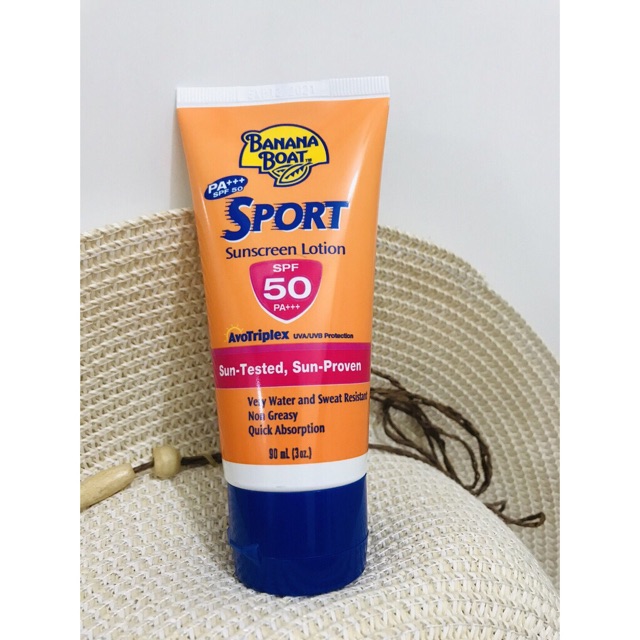 [NHẬP KHẨU MỸ] KEM CHỐNG NẮNG THỂ THAO BANANA BOAT SPORT SPF100 90ML