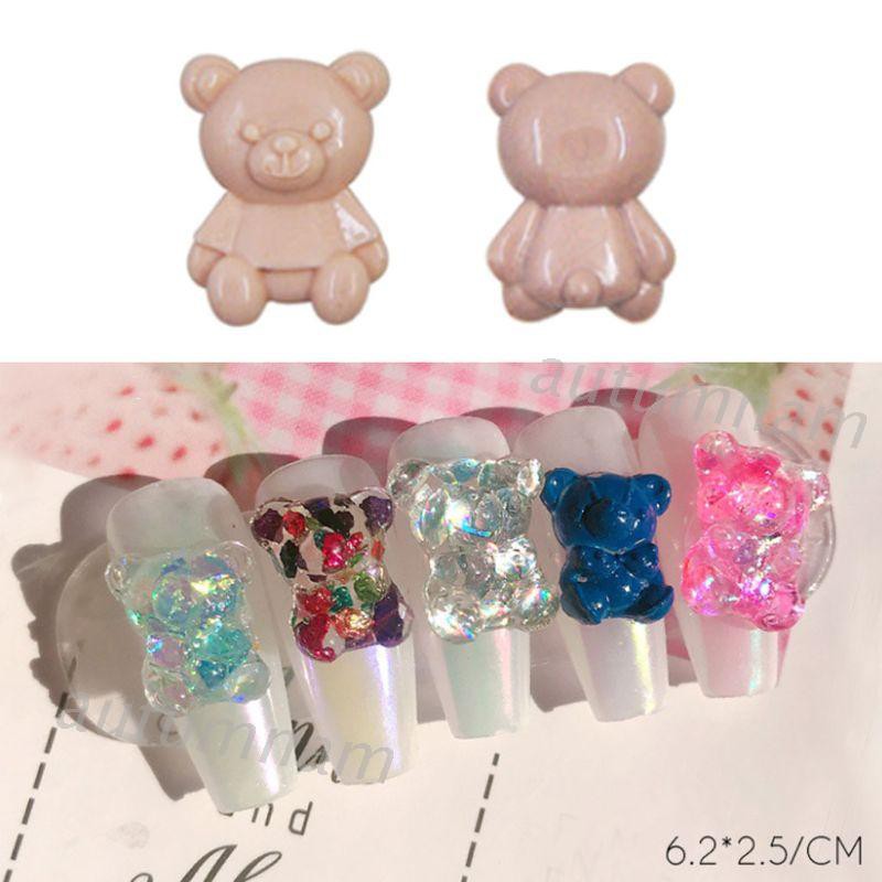 Set 2 Khuôn Silicone Mini Hỗ Trợ Trang Trí Móng Tay Chuyên Dụng