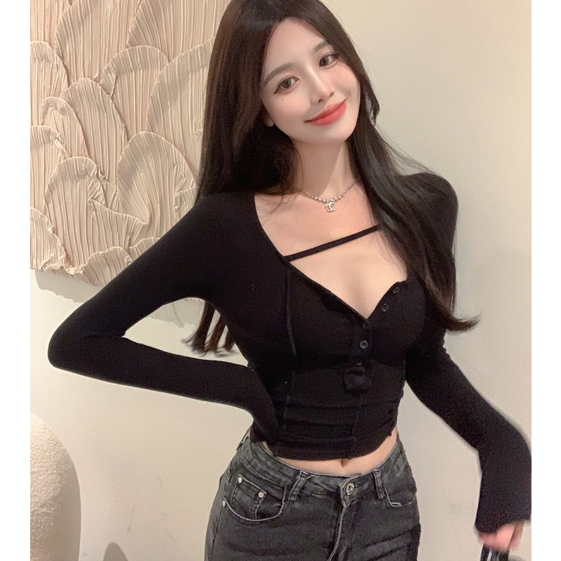 Áo Thun Tay Dài Thiết Kế Hợp Thời Trang