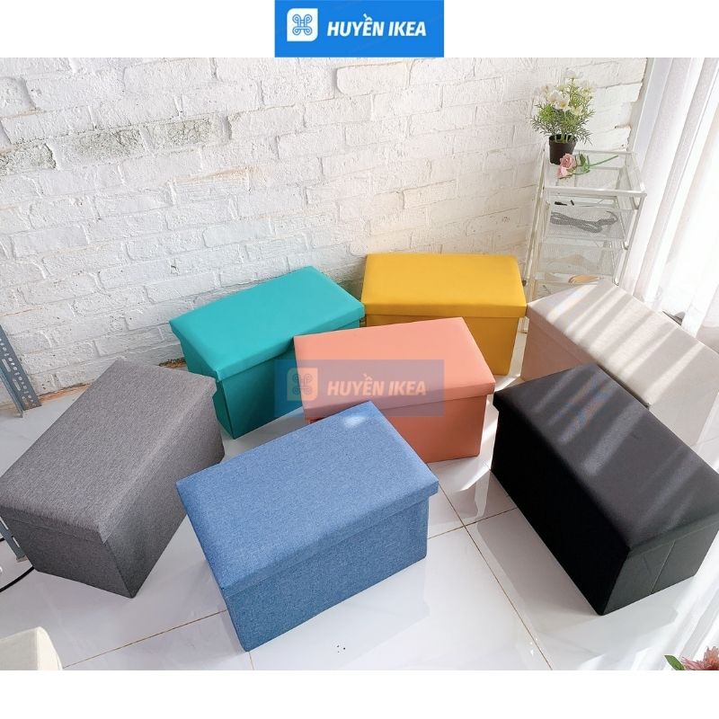 Ghế Sofa kiêm hộp vải đựng đồ đa năng cứng cáp nhiều màu