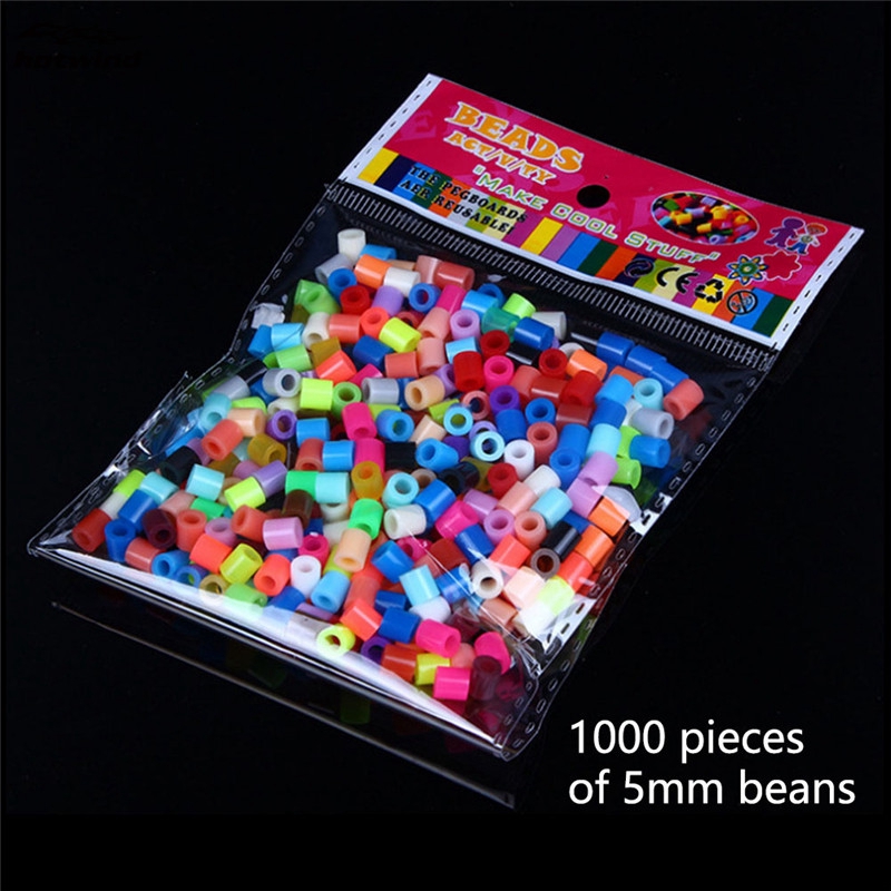 Bộ 1000 Hạt Đậu Nhựa Mềm Nhiều Màu Sắc Cho Bé