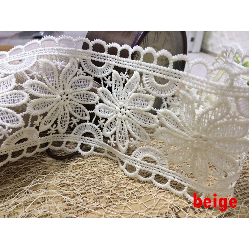 Cuộn Dây Ren Cotton Nhiều Màu Sắc Dùng Làm Đồ Thủ Công