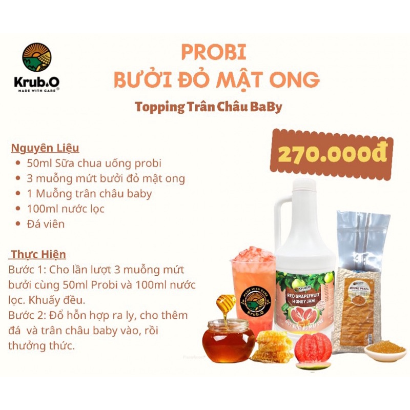 Mứt hoa quả các loại KrubO