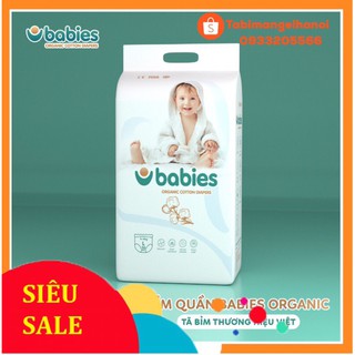 Tã Bỉm Quần/Dán BABIES ORGANIC an toàn cho bé size S66/M56/L46/M54/L50/XL46/XXL40