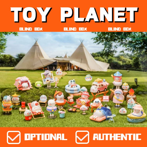Búp Bê pop mart popmart bobo & coco go Cắm Trại Dễ Thương Làm Quà Tặng