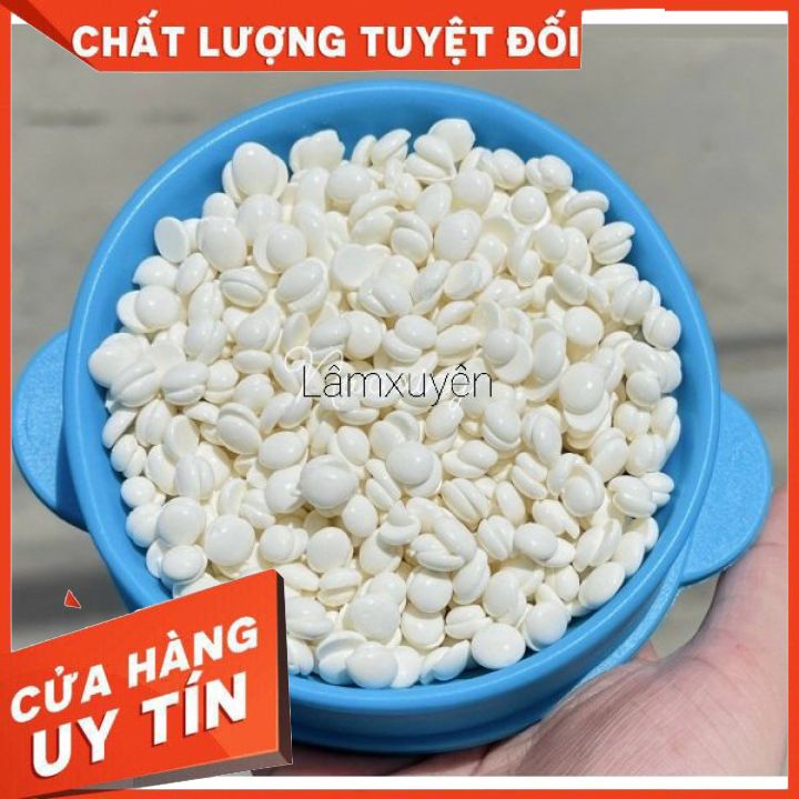 Sáp wax tẩy lông DỪA 500g dạng viên siêu hot FREESHIP được làm từ nhựa và dầu thực vật, độ dính cao_ thơm hương dừa