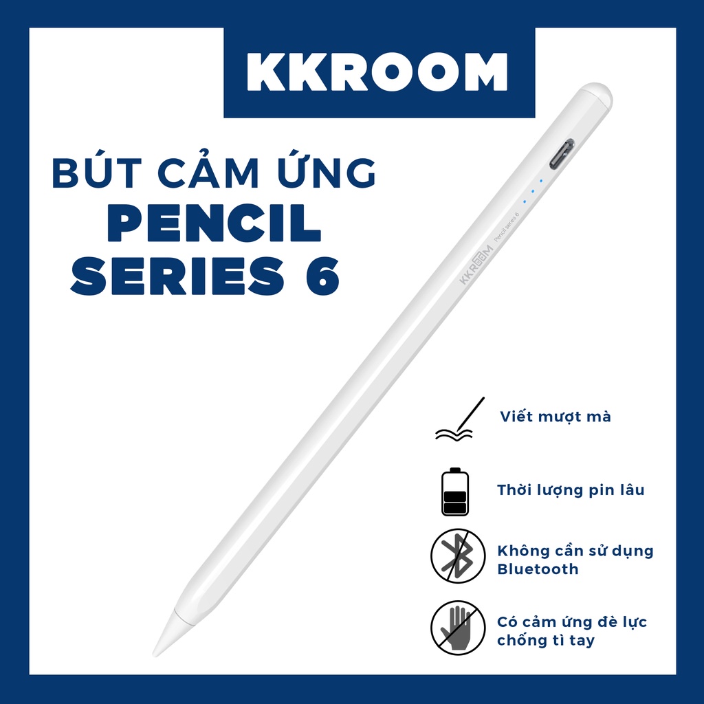 Bút cảm ứng Kkroom pencil phụ kiện điện thoại stylus pen touch bút cảm ứng thông minh chuyên dụng có đầu cảm ứng