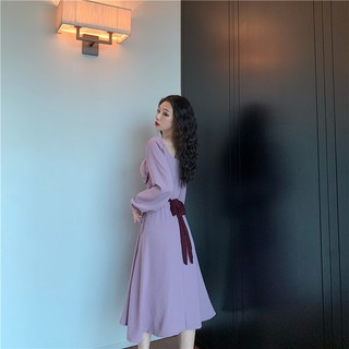 Đầm Tiểu Thư Nữ Tính Nịch Eo Tôn Dáng
