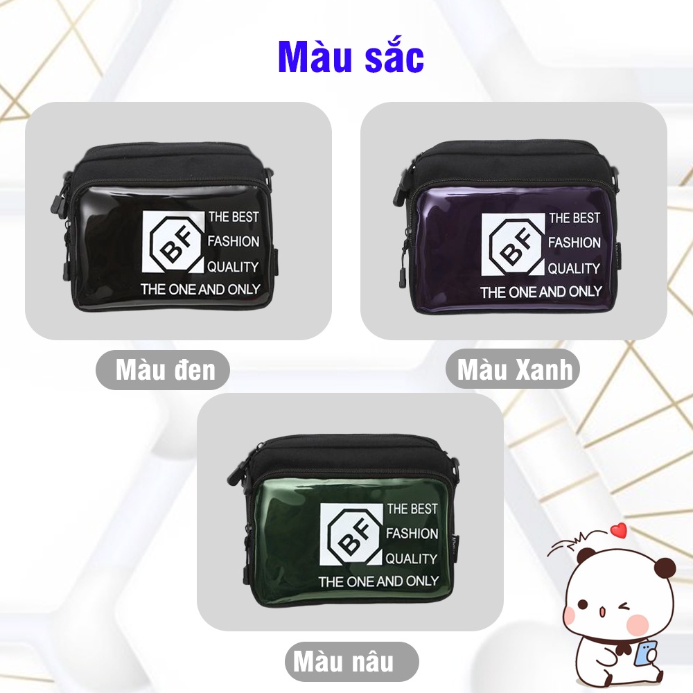 Túi Đeo Chéo BF Unisex Chống Nước, Túi Đeo Chéo Nam Phong Cách Hàn Quốc, Túi Đeo Chéo Nữ Đi Chơi Arhi Shop