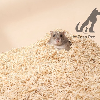 Mùn sợi gỗ Thông mùn thơm tự nhiên lót chuồng cho hamster , nhím , sóc 500g