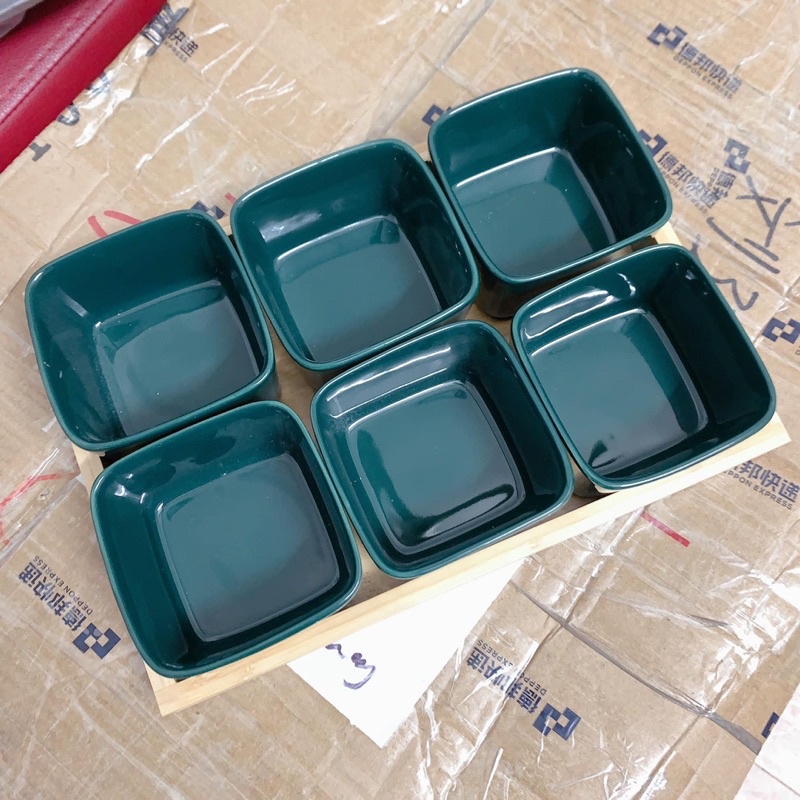 KHAY MỨT TẾT 6 BÁT SỨ KÈM KHAY SIÊU ĐẸP SANG CHẢNH