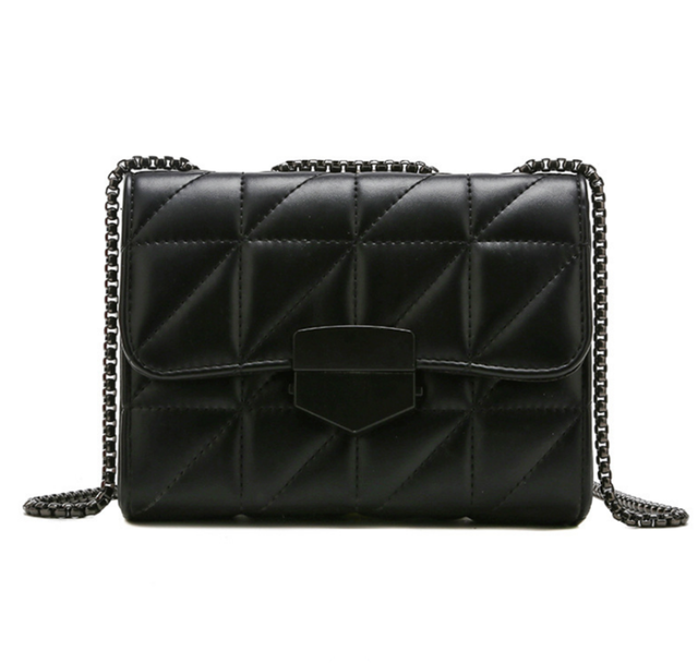 Túi xách nữ khóa đen túi xách nữ đeo vai phong cách hàn quốc 199k sale còn 119k + hình thật TXKDEN03