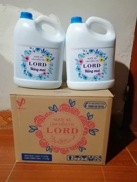 Nước xả vải Lord 3.8L