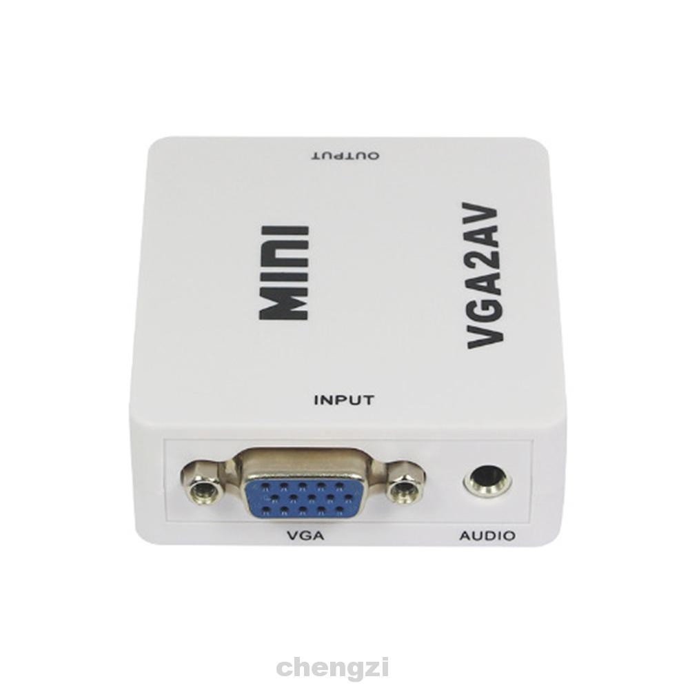 Bộ chuyển đổi 1080P Mini VGA sang AV RCA kèm dây cáp cho HDTV PC | BigBuy360 - bigbuy360.vn