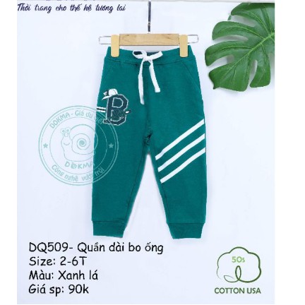 Quần dài bo ống Dokma DQ509 (2-6Y)
