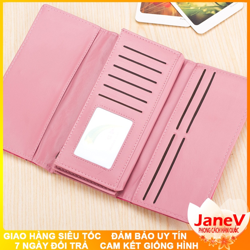 Ví Nữ Dài Cầm Tay Cao Cấp Sang Trọng Phong Cách Hàn Quốc TVNN329