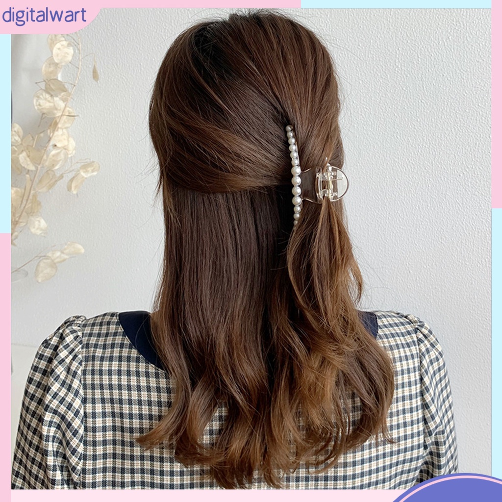 Kẹp tóc càng cua đính ngọc trai nhân tạo thời trang cho nữ