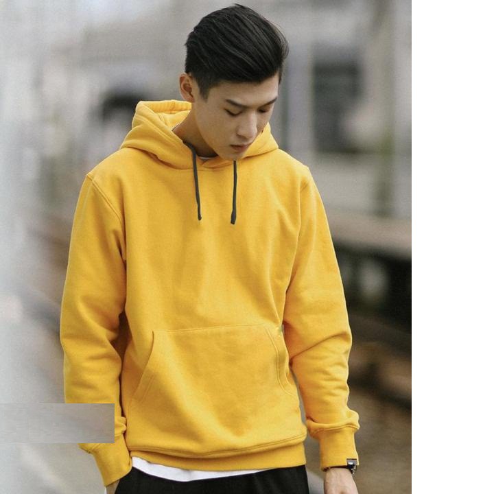 áo hoodie trơn unisex nhiều màu chất siêu mềm mịn