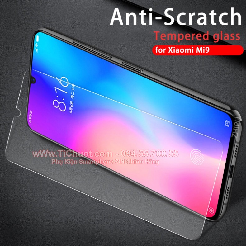 [Ảnh Thật] Kính Cường Lực Xiaomi Mi 9 - Không FULL, 9H-0.26mm