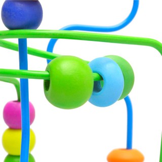 Mê cung luồn hạt mini bằng gỗ - đồ chơi gỗ