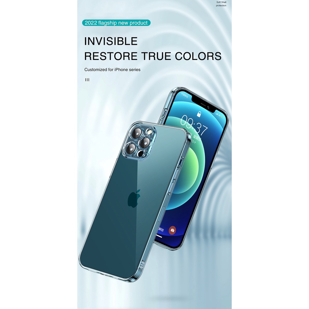 Ốp Điện Thoại Silicon Mềm Trong Suốt Cho iPhone 14 12 11 13 Pro Max 13 Mini X XS Max XR 8 7 14 Plus SE